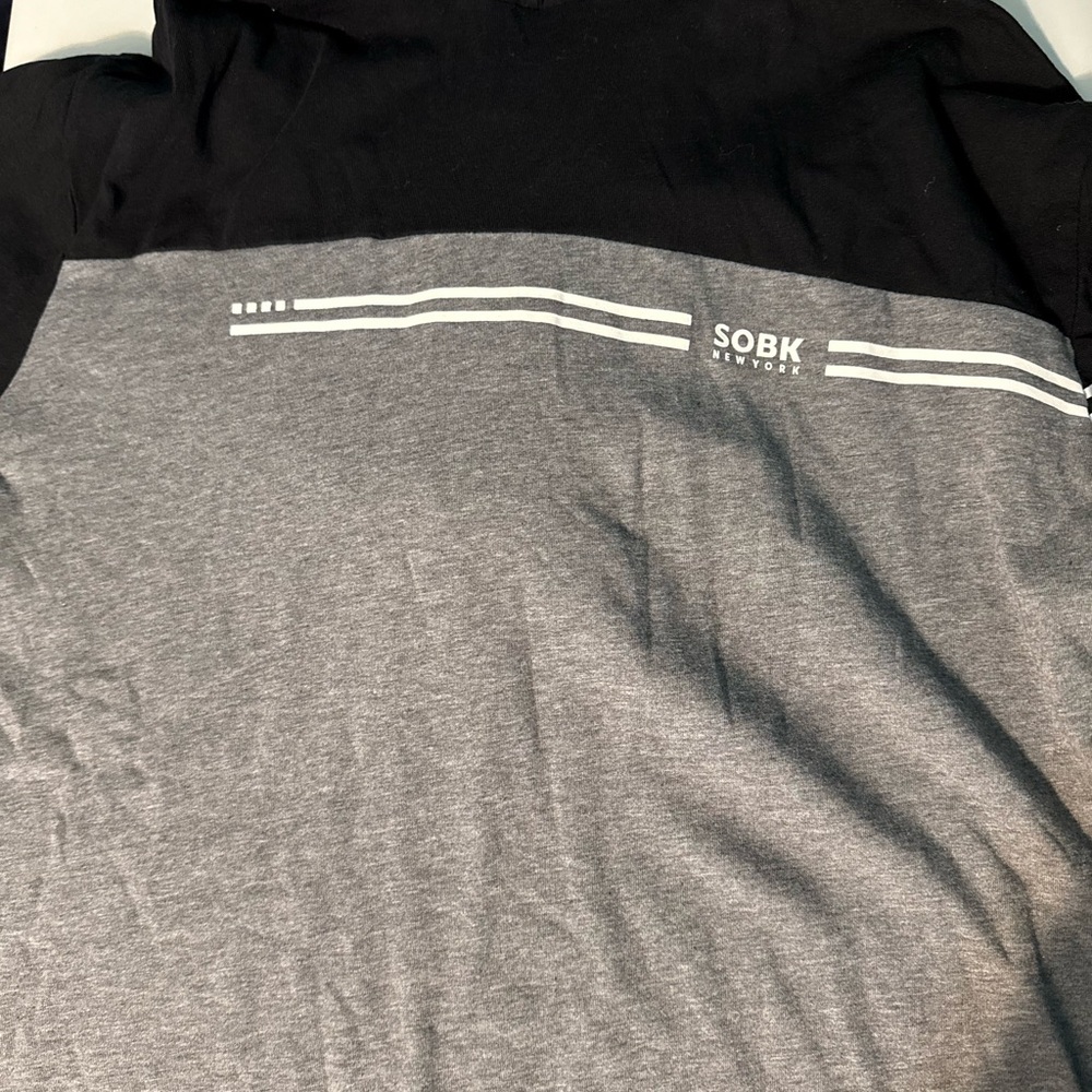 Supreme Black and Gray long Sleeve Tee